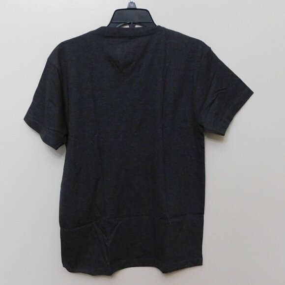 SGR Gray Argyle V Neck Short Sleeve T Shirt - M - Picture 2 of 2